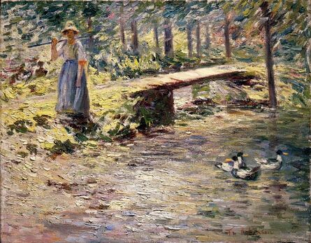 Theodore Robinson, ‘By the Brook’, 1891