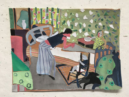 Elizabeth Bisbing, ‘Green Wallpaper’, 2006