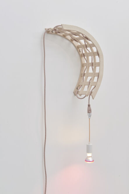 Dana Hemenway, ‘Untitled (Cord Weave No. 5 - speckled peach)’, 2019