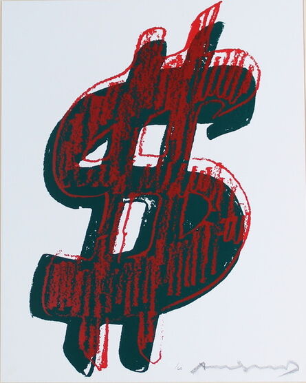 Andy Warhol, ‘Dollar Sign, Red (FS II.278)’, 1982