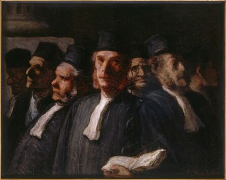 Honoré Daumier, ‘Les Avocats (The Lawyers)’, ca. 1860