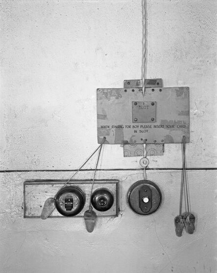 David Goldblatt, ‘Call system used by officials at a mine office when they wanted the service of "the boy". Consolidated Main Reef Gold Mine, October 1967’, 1967