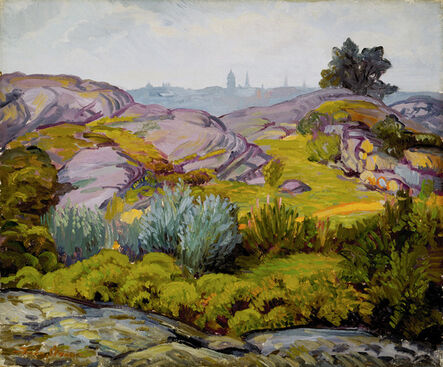 John Sloan, ‘Path through Rocks and Bushes’, 1914