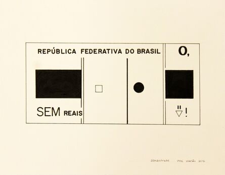 Almandrade, ‘Sem cruzeiros , sem reais’, 1976