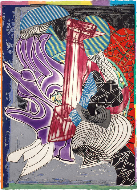 Frank Stella, ‘The Fossil Whale (Dome), from Moby Dick Domes Series’, 1992