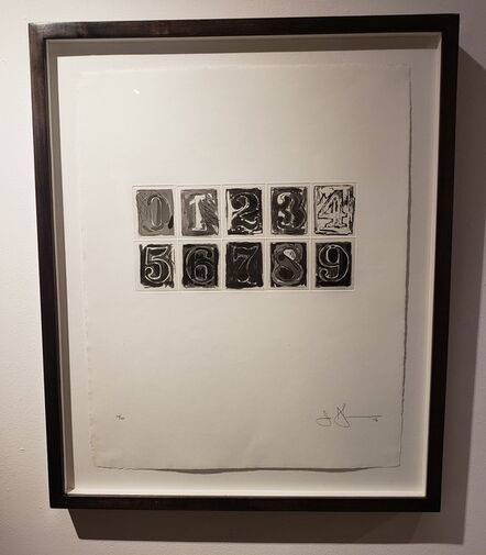 Jasper Johns, ‘0-9’, 1975