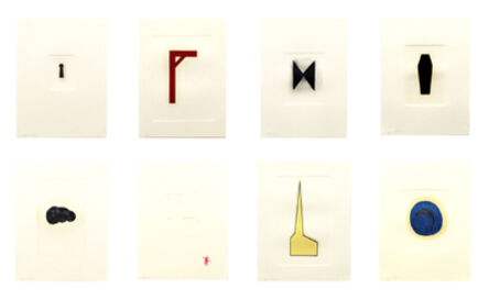 Robert Therrien, ‘Hand Colored Prints [Set of Eight Prints]’, 1988-1995