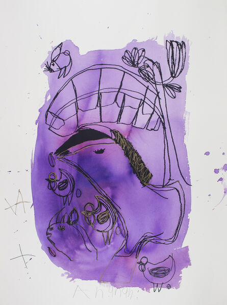 Arunan Dharmalingam, ‘Purple Horse & Banana Tree’, 2017