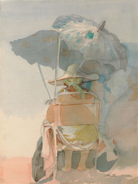 David Levine, ‘Untitled (Beach Umbrella)’, 1970