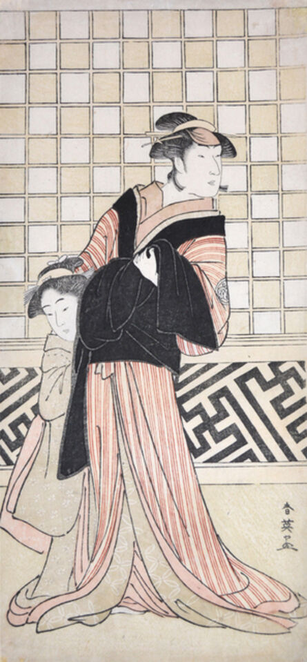 Shunei, ‘Kabuki Actor Wakayama Tomisaburo’, ca. 1798