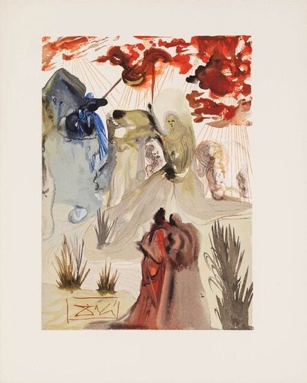 Salvador Dalí, ‘The Divine Forest (Purgatory Canto 28) [Field pp. 197]’, 1960