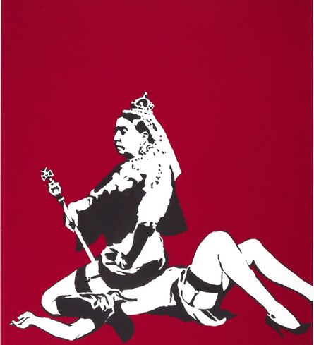 Banksy, ‘Queen & Cuntry’, 2008