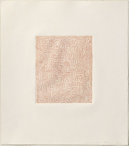 James Siena, ‘Camí de fletxes entre línies paral.leles’, 2011