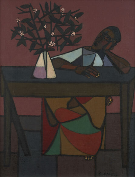 Robert Gwathmey, ‘Woman at Table’, ca. 1960