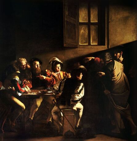 Michelangelo Merisi da Caravaggio, ‘The Calling of St Matthew’, 1599-1600