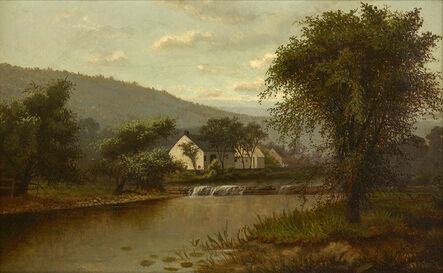 Ralph Albert Blakelock, ‘Hillside Landscape’, 1866