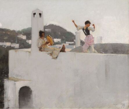 John Singer Sargent, ‘Capri Girl on a Rooftop’, 1878