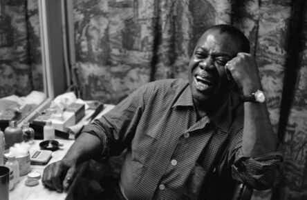 Henri Dauman, ‘Louis Armstrong, NYC, 1958’