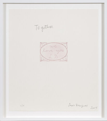 Louise Bourgeois, ‘Together (portfolio)’, 2005