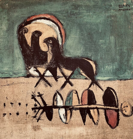 Marlen Spindler, ‘Horses on Green ’, 1991