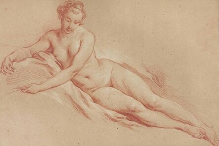 François Boucher, ‘A reclining female nude’