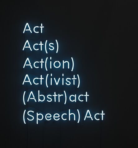 Karen Mirza & Brad Butler, ‘Act, Act(s), Act(ion), Act(ivist), (Abstr)act, (Speech) Act’, 2015