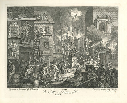 William Hogarth, ‘The Times Plate I’, 1762
