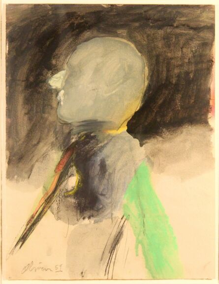Nathan Oliveira, ‘Head’, 1959