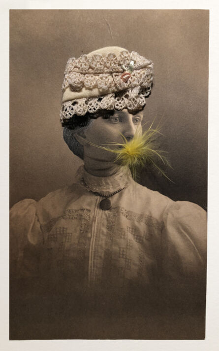 Gary Brotmeyer, ‘Woman in a Lace Hat Eating a Canary #6’, 2006