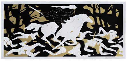Cleon Peterson, ‘Victory (Gold)’, 2016