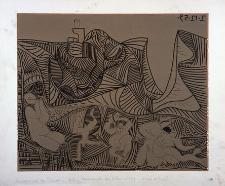 Pablo Picasso, ‘Bacchanale au Hibou’, 1959