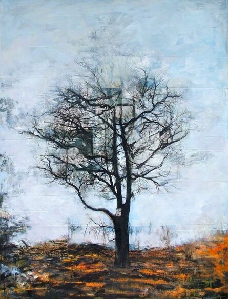 Frances Patella, ‘Tree with Birdhouse’, 2014