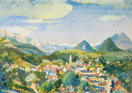 Oskar Laske, ‘Sight of Bad Aussee’, 1932