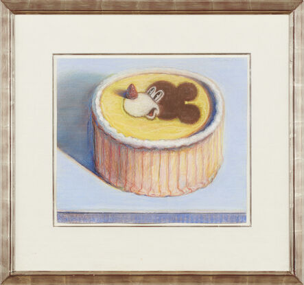 Wayne Thiebaud, ‘Mickey Mouse Cake’, 2000