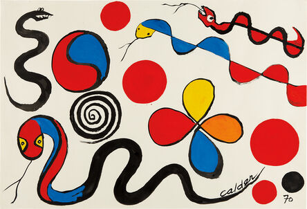 Alexander Calder, ‘Snakes Puzzles’, 1970