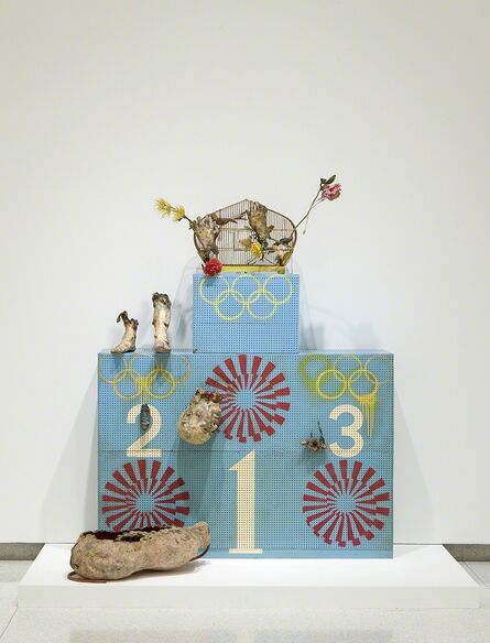 Tetsumi Kudo, ‘Olympic Winners Platform (Pollution Olympics - Pollution Game - L'art pressentiment)’, 1970-1972