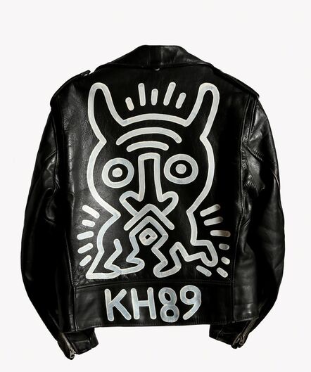 Keith Haring, ‘Schott Motorcycle Jacket Painting’, 1989