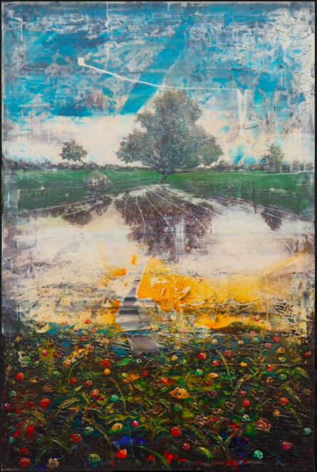 Jernej Forbici, ‘Unknow orange dust on daisy flowers’, 2019
