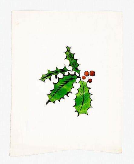 Andy Warhol, ‘Holly Leaves and Berries’, 1958