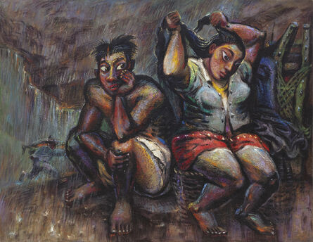 Luo Zhongli, ‘Find Shelter from the Rain’, 1999