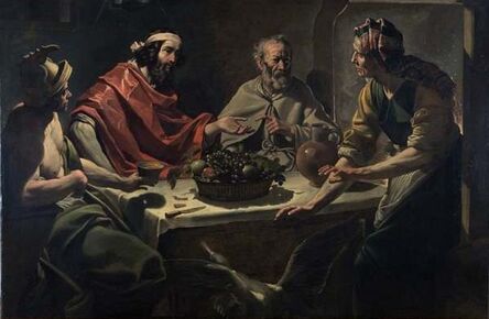 Abraham Janssens, ‘Philemon and Baucis Entertaining Jupiter and Mercury’, ca. 1615-25