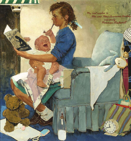 Norman Rockwell, ‘The Babysitter’, ca. 1947