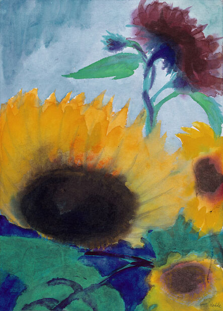 Emil Nolde, ‘Sonnenblumen (Sunflowers)’, 1930