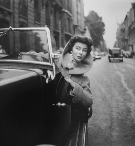 Georges Dambier, ‘Untitled (Woman Peeping Out Side of Car)’, ca. 1950s