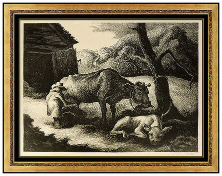 Thomas Hart Benton, ‘White Calf’, 1945
