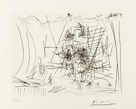 Pablo Picasso, ‘Scène de Théâtre (Bloch 1256)’, 1967