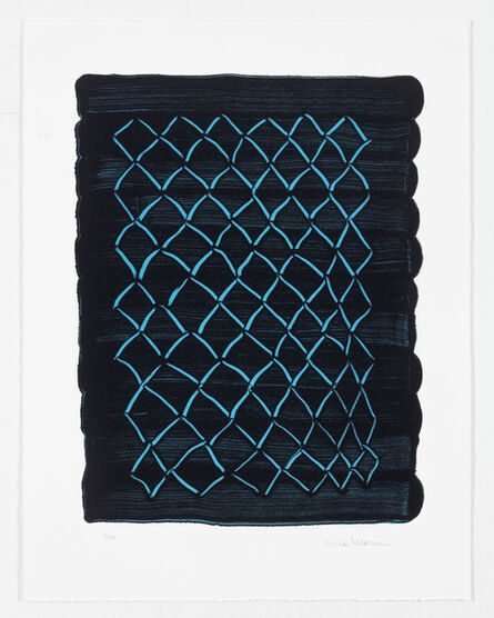 Mona Hatoum, ‘Untitled (fence, blue)’, 2018