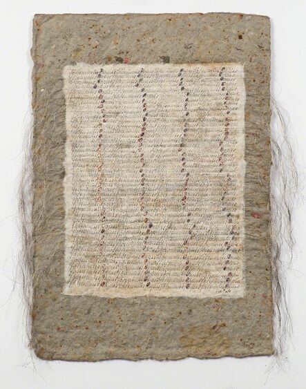 Greta Schödl, ‘Untitled (Faeden unter Papier - Wires under the Paper)’, ca. 1980