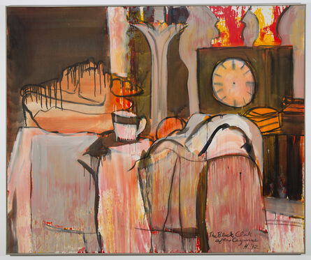 Grace Hartigan, ‘Black Clock (After Cezanne)’, 1992