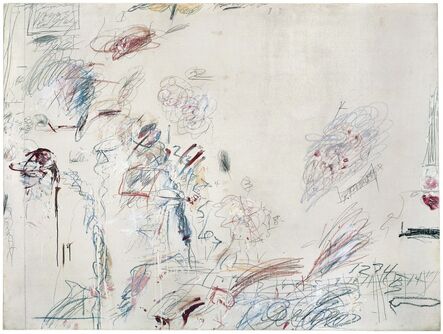 Cy Twombly, ‘Second Voyage to Italy (Second Version)’, 1962
